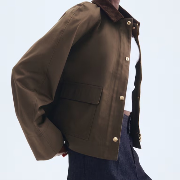 H&M - Cropped Jack will Corduroy Collar.NWOT.. - Picture 5 of 8